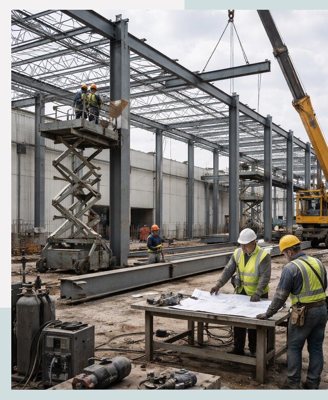 Реконструкция зданий из металлоконструкций в Сургуте под ключ
